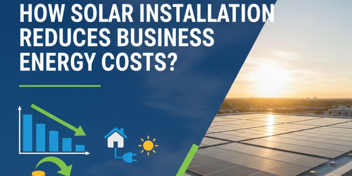 How Much Could Solar Installation Save Your Business? How Solar Installation Reduces Business Energy Costs?